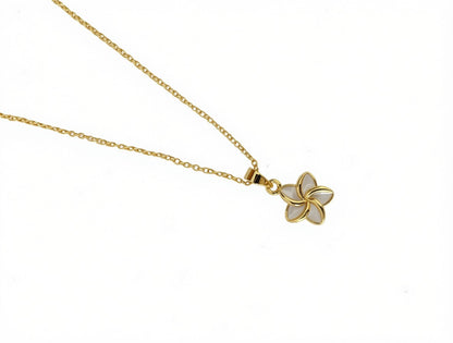 Collier Fleur doré