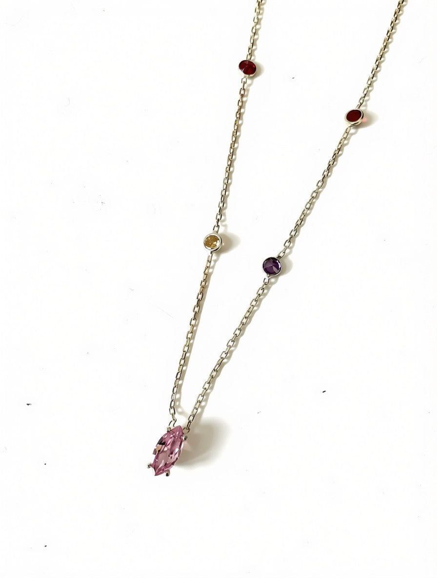 Collier Cristal Rose