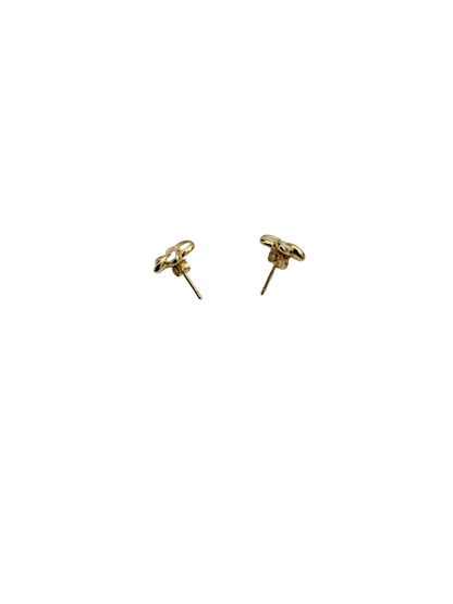 Boucles d'oreilles Fleur dorées
