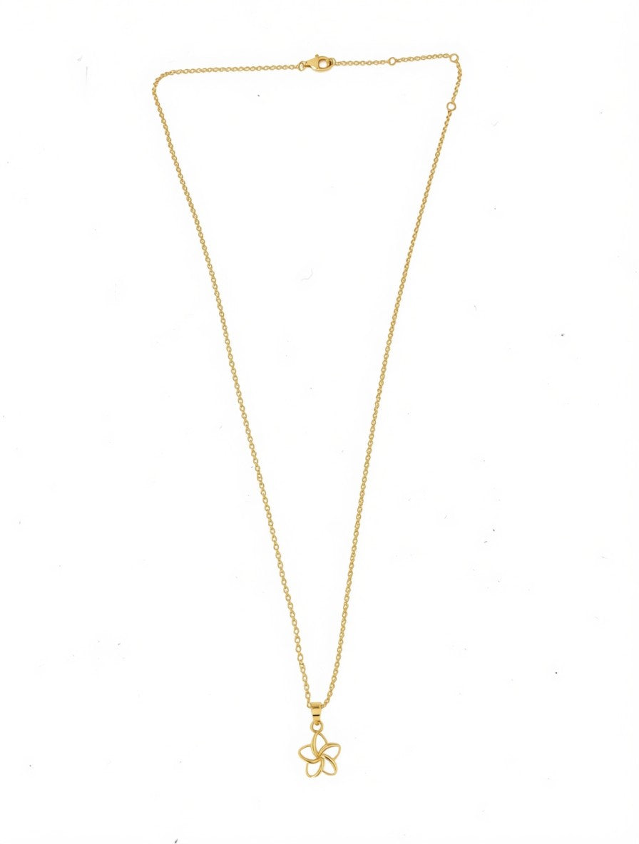 Collier Fleur doré