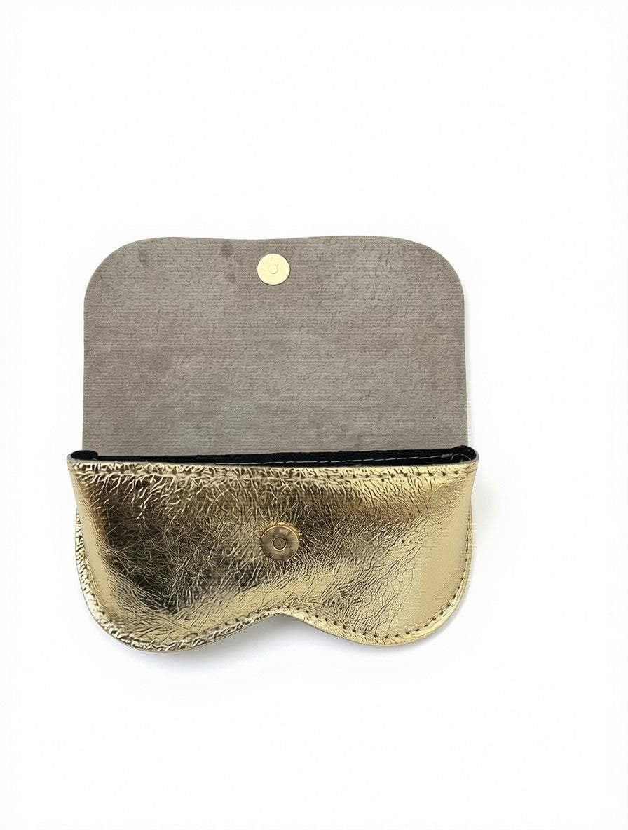 Etui à lunettes rabat Doré