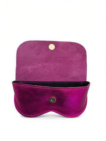 Etui à lunettes rabat Fuchsia
