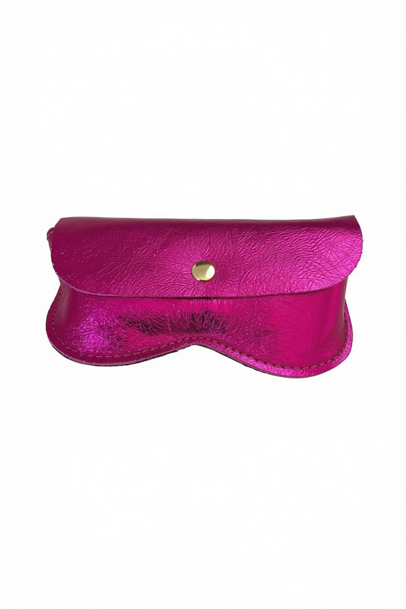 Etui à lunettes rabat Fuchsia