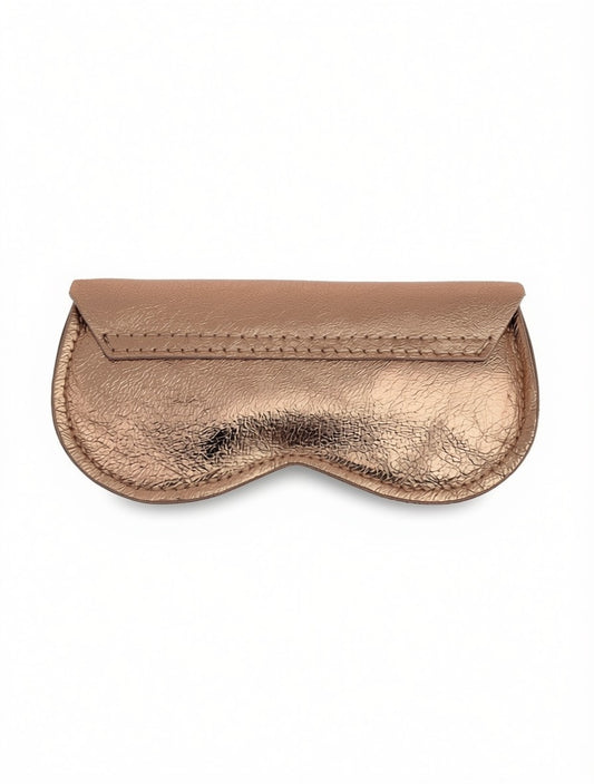 Etui à lunettes rabat nude